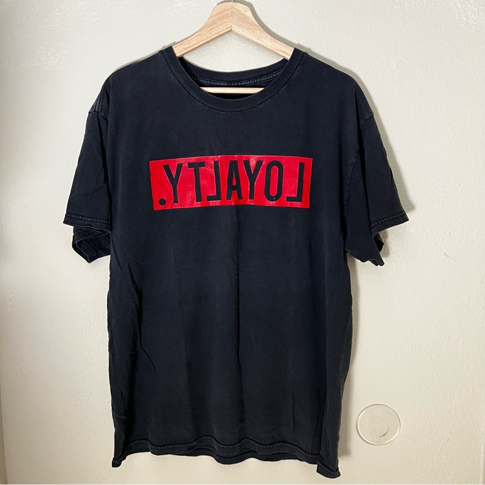 Rich Kids Loyalty Black/Red T-Shirt Size Large